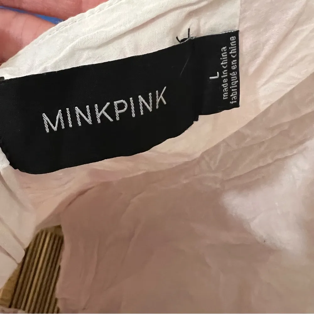 Minkpink Love Story Mini Dress Floral Tie Back Size Large - Image 7