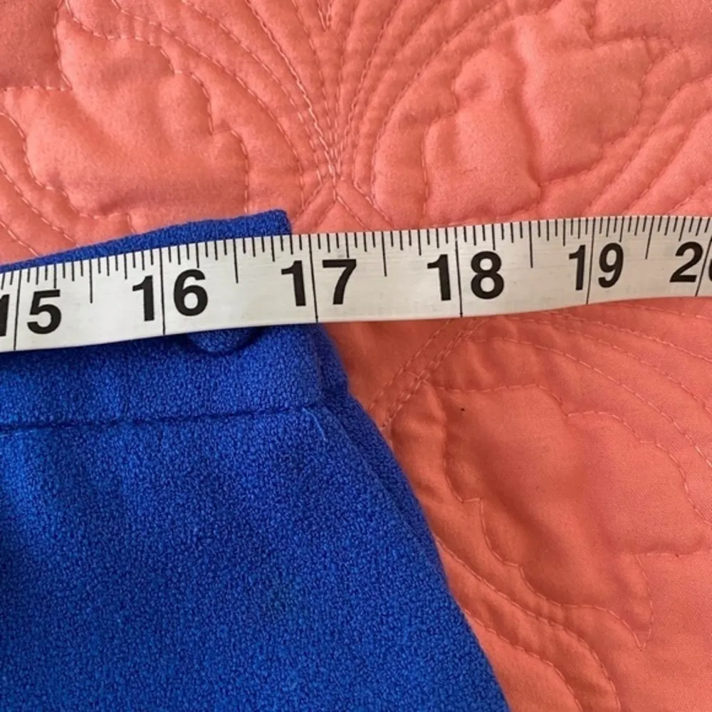 Vinci's Clothiers Cobalt Blue career suit Blazer size 14 skirt size 16 - Image 11