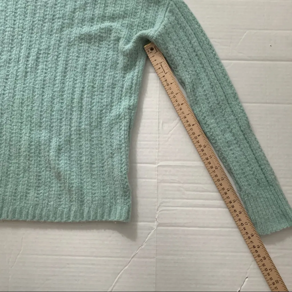 Gap Soft Mint Sea Green Wool Alpaca Blend Sweater - Image 6