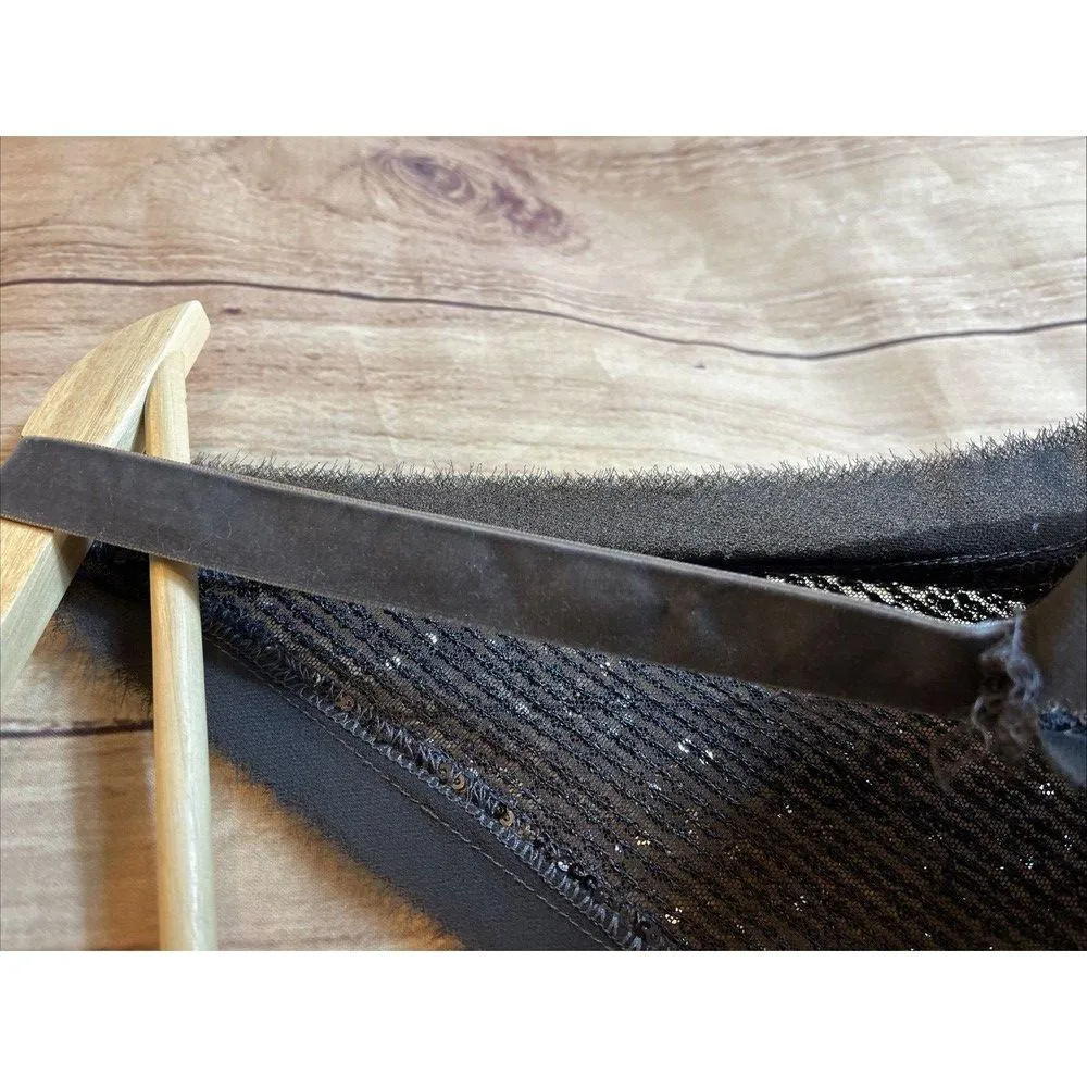 Free People Bodysuit Womens Medium Sequin Spark Party Event Concert 170/96A - Image 5