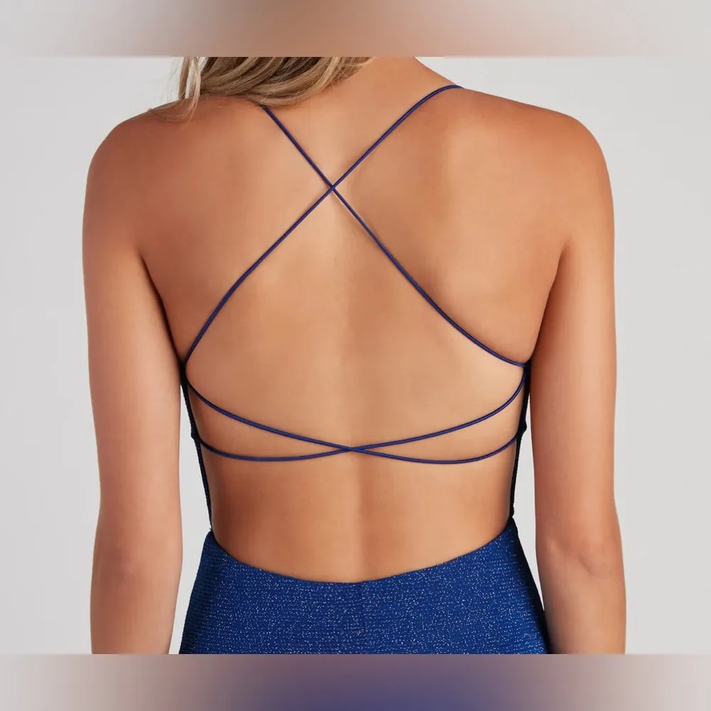 Windsor Blue  Prom Dress - Image 3