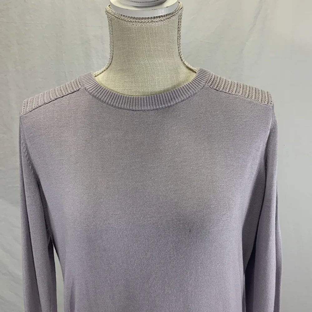 Lululemon Athletica Back to Balance Long Sleeve Iced Iris Purple Sweater - Image 2