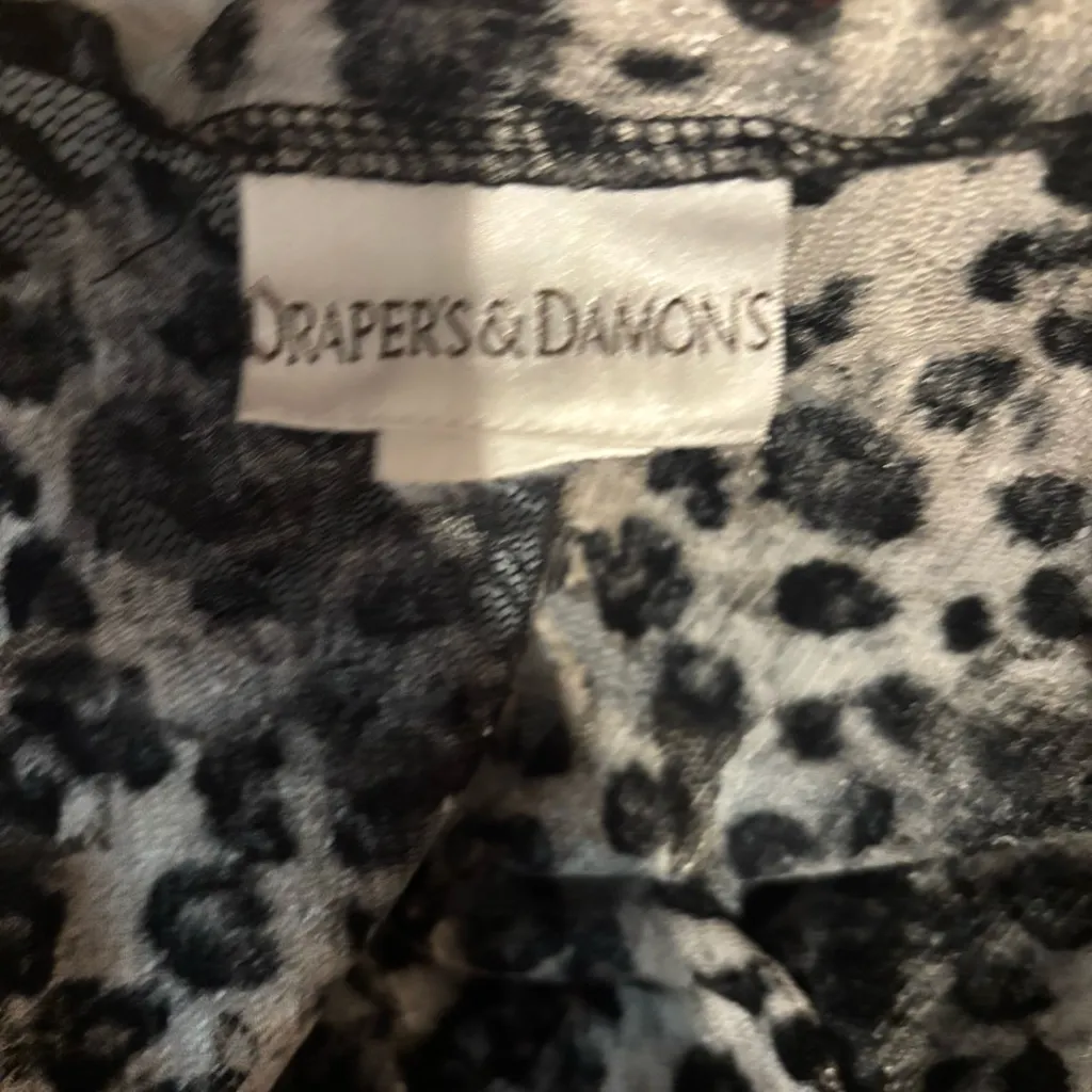Draper’s & Damon’s Women's Lace Stretch Jacket Cardigan animal print size XL/XXL - Image 5