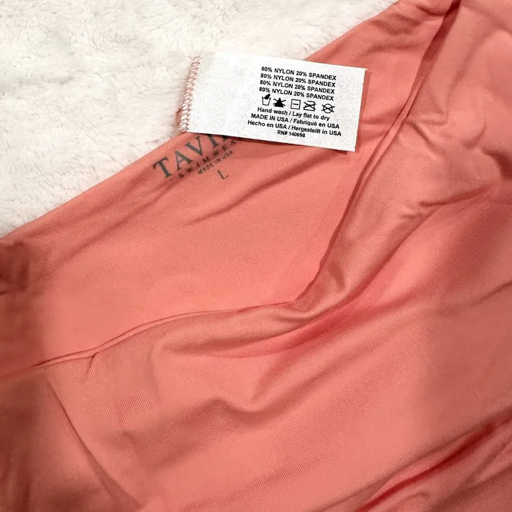 NWT Tavik Chloe Mini Cutout Swim Bottom in Coral - Image 3