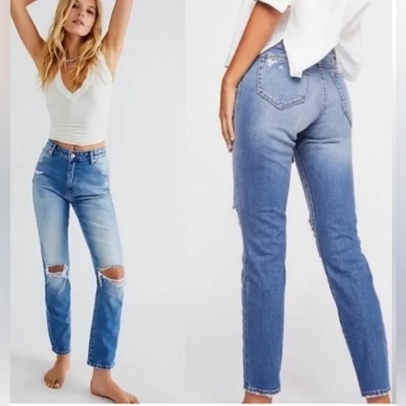 Rolla’s (from Free People) Miller Mid High Rise Slim Jeans, Sz 28 - Image 2