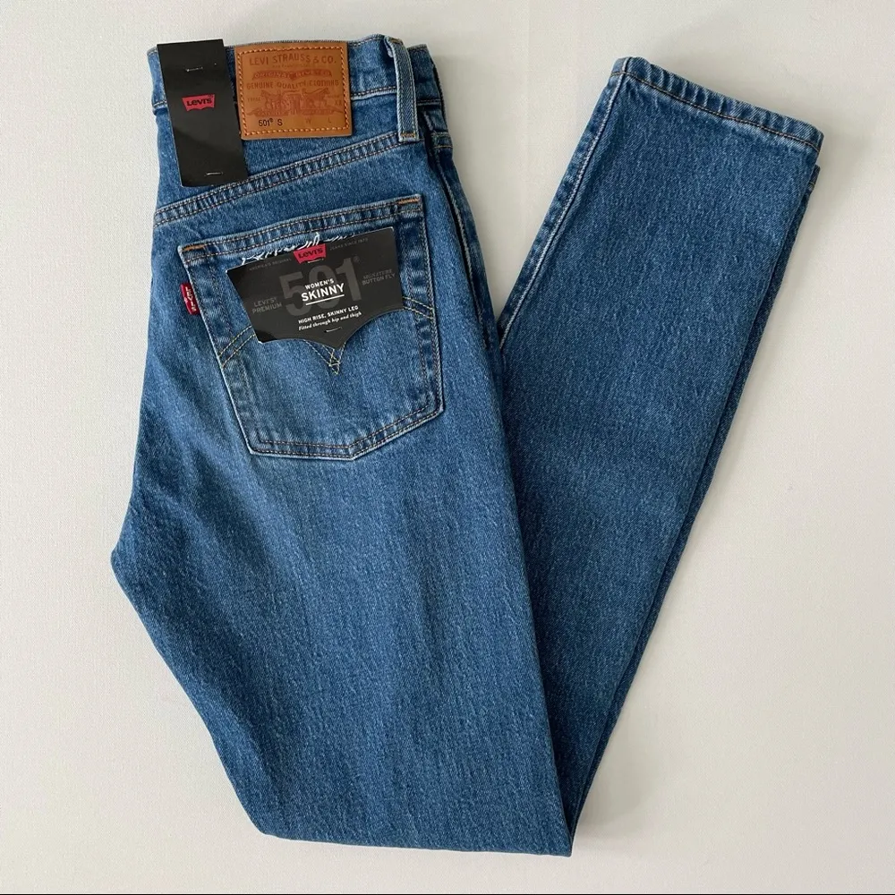 Levi’s Premium Women’s 501 SKINNY Jeans Size 25 x 30 - Image 13