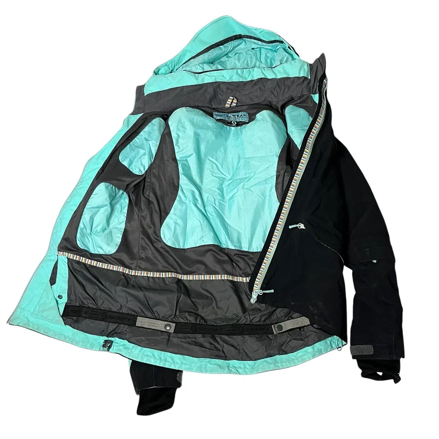 SCOTT SPORTS Black Winter Jacket Hood Gortex Insulated Womens Size 4 - Image 6