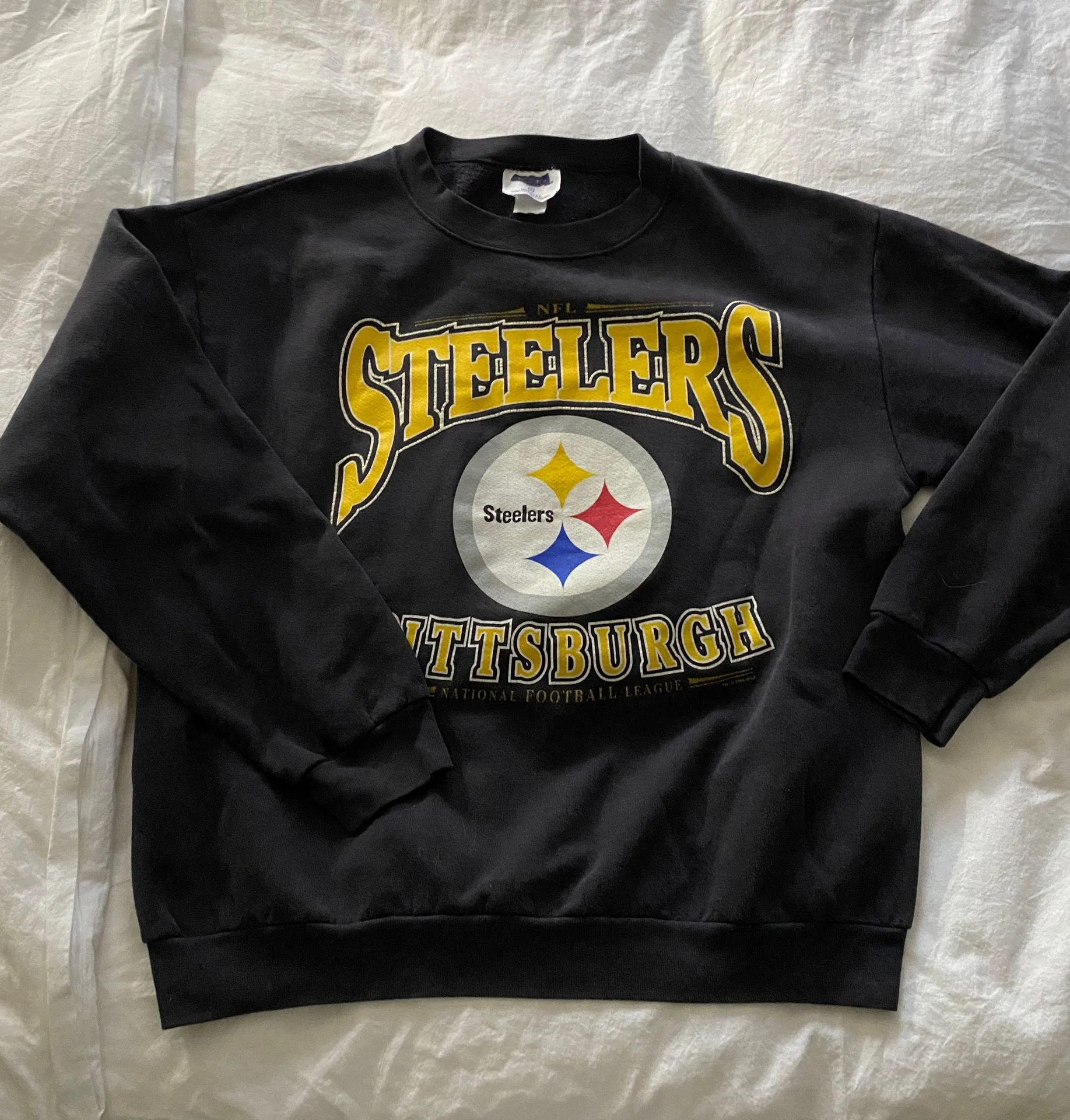 Steelers Gray Crewneck Size L - Image 3