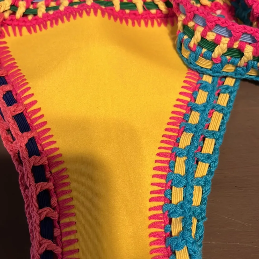 Custom made bikini bottom. Fun and unusual Small. Stand out from the crowd Yellow - Image 4