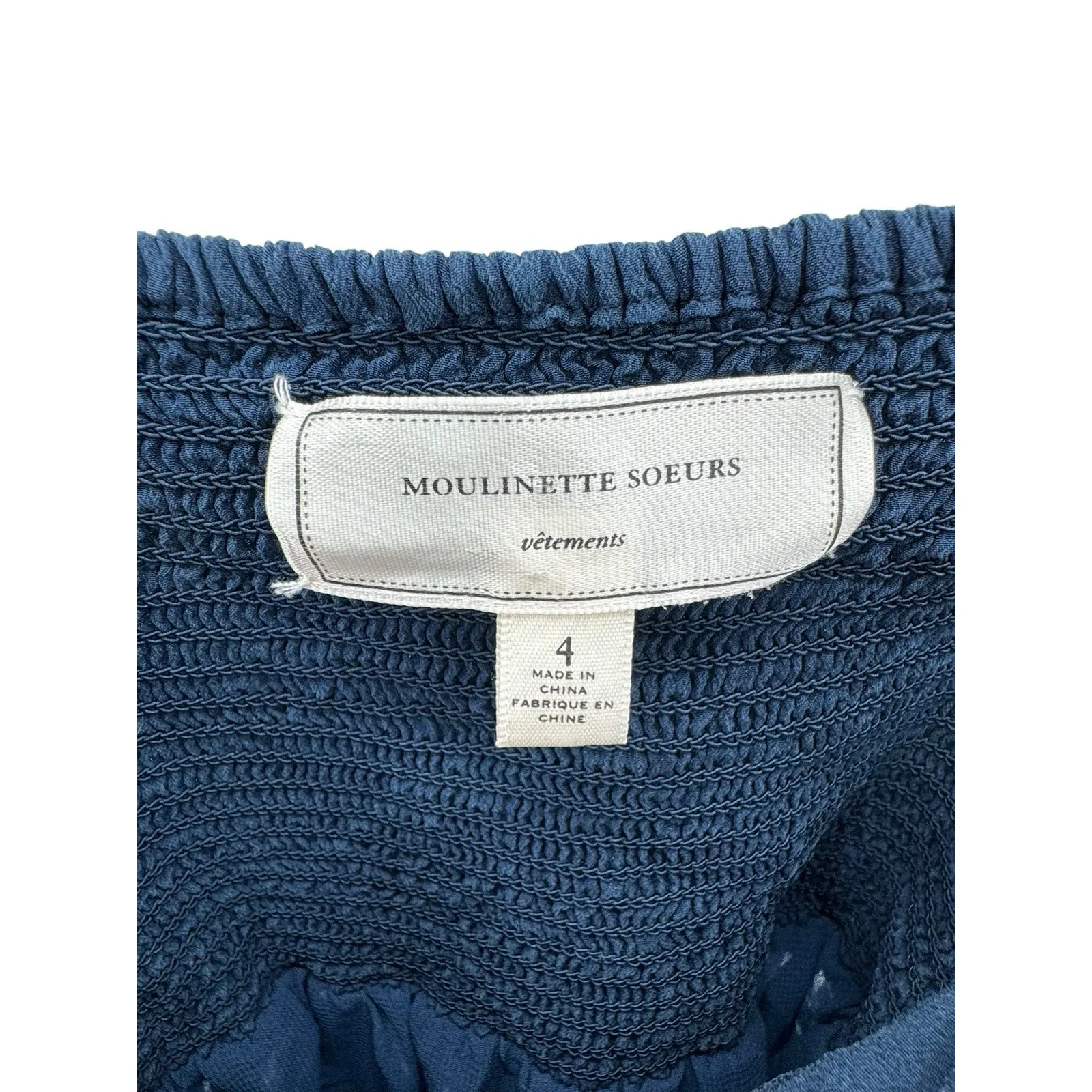 Moulinette Soeurs Silk Corset Dress Sz 4 In The City Slip‎ Fairy Grunge Luxury - Image 3