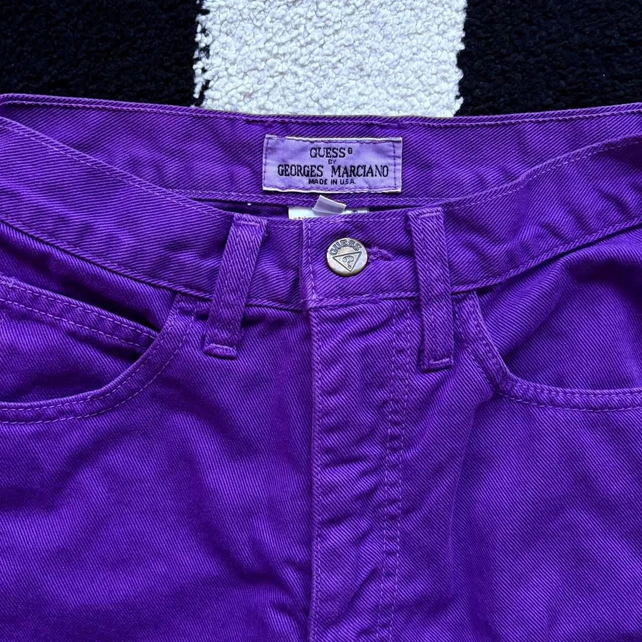 Vintage Guess by Marciano Purple High Rise Denim Jeans - Image 3