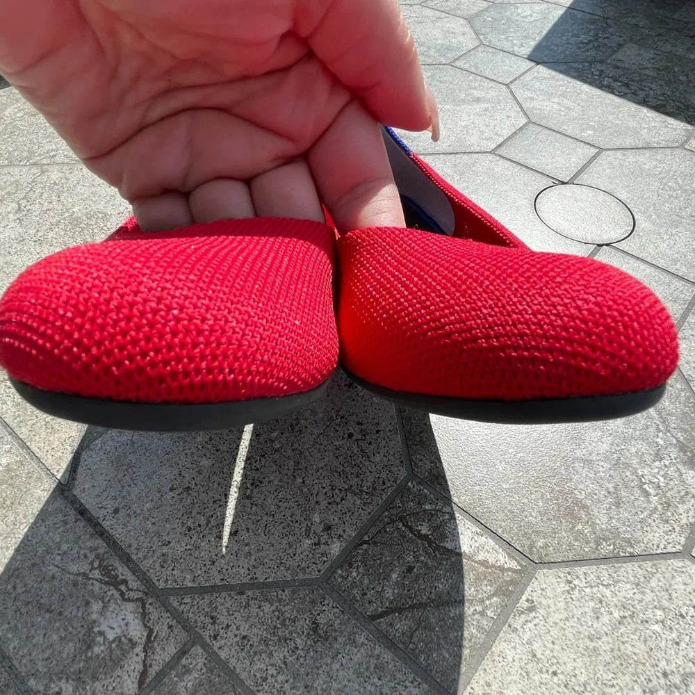 Rothy’s *Retired* red round toe flats - Image 4