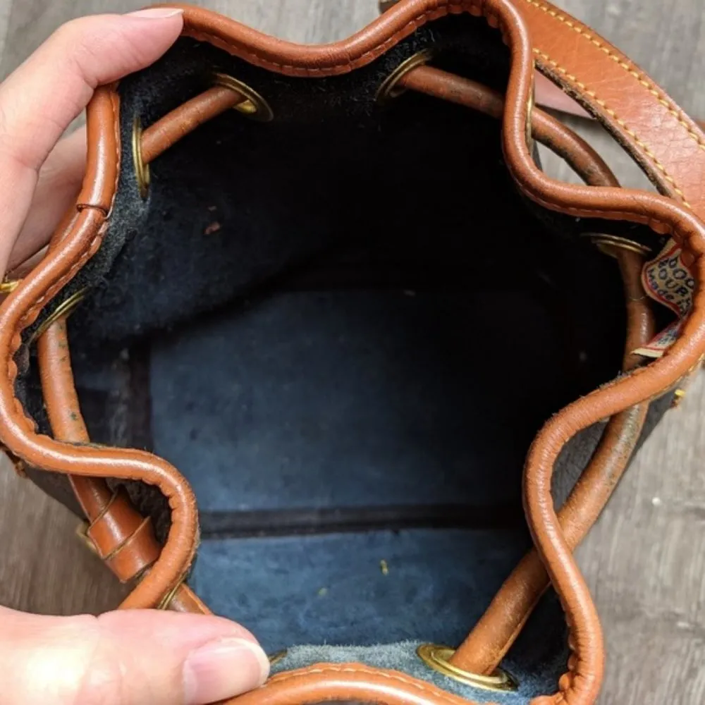 Dooney & Bourke AWL Vintage Leather Bucket Bag - Image 2