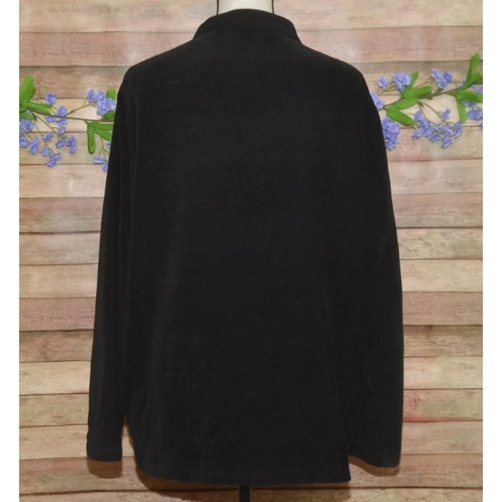 VTG White Stag Ladies Chenille Embroidered Button Up Jacket Size XL 16-18 Boho - Image 8