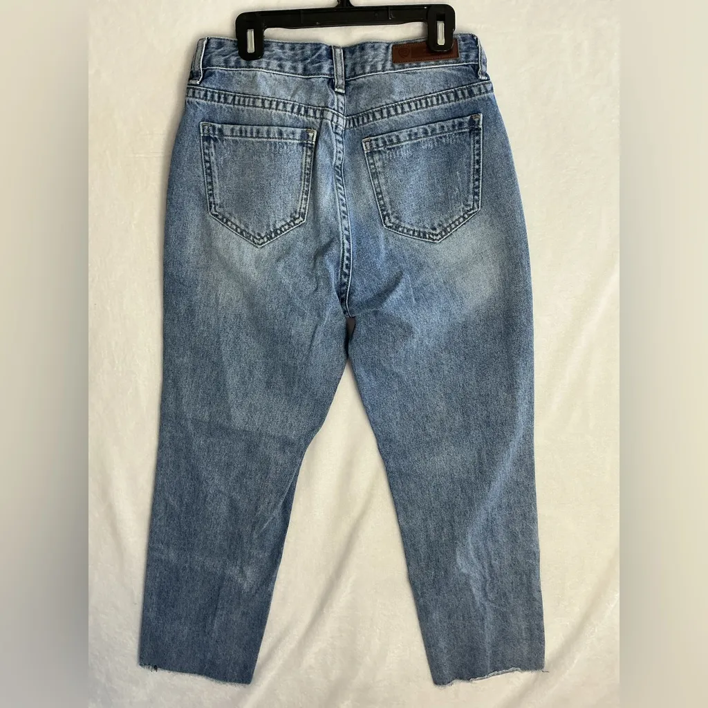 Rock & Roll Cowgirl Light Blue Straight Leg Jeans - Image 4