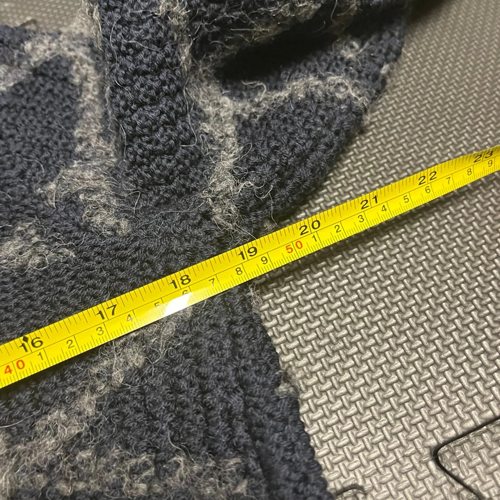 Tory Burch Tweed Trim Cardigan Sweater Coat Blue Red Gold‎ Womens size small - Image 11