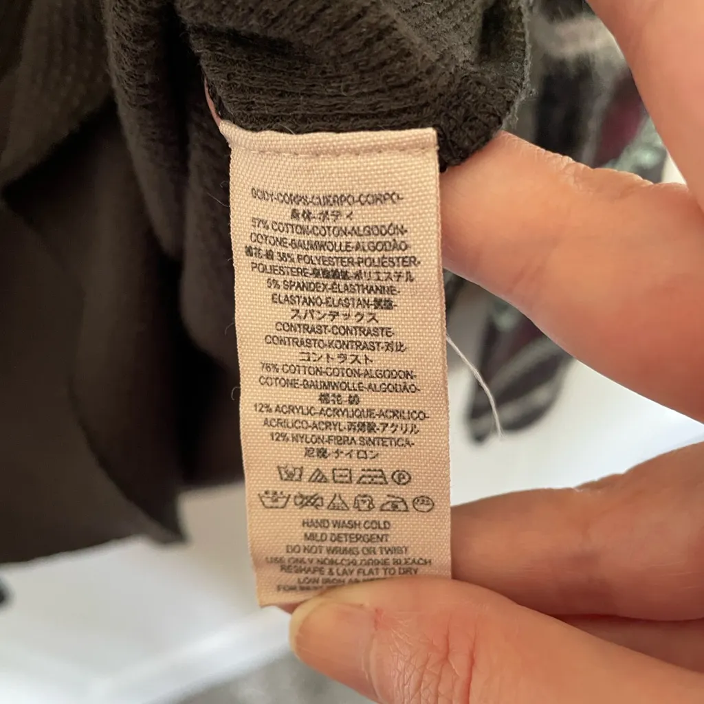 Free People Fairground Thermal Knit Top Small - Image 5