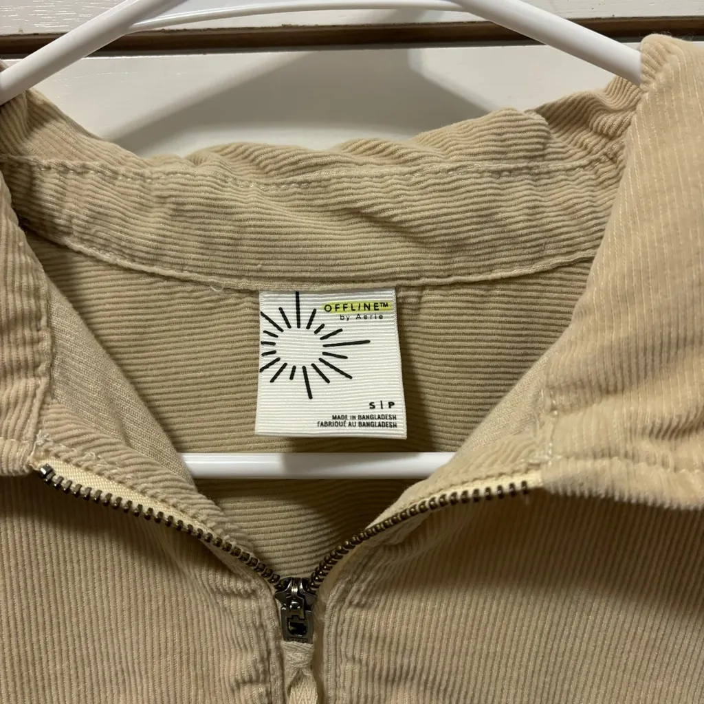 Aerie Offline Corduroy Quarterzip Shacket - Image 5