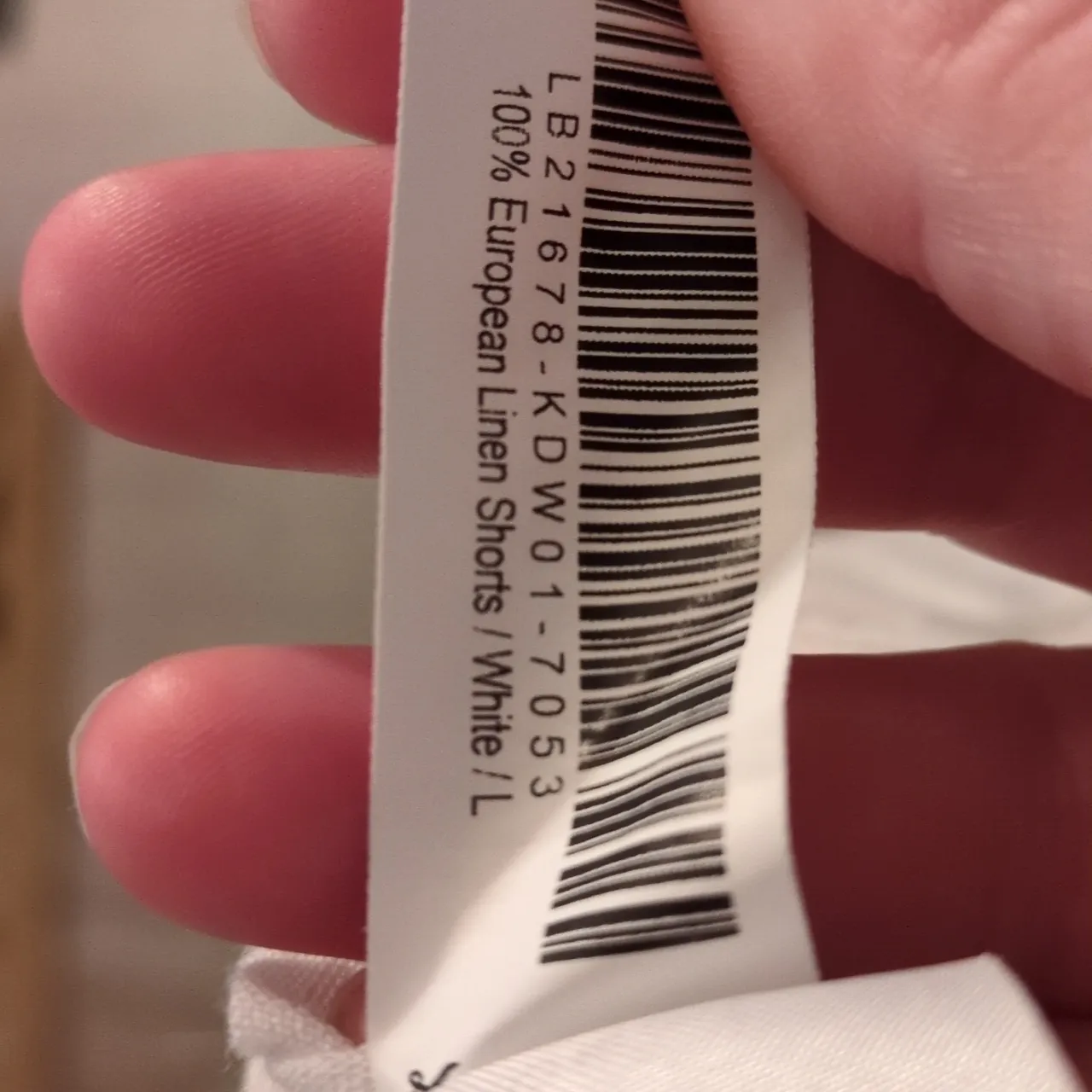 Quince European Linen White Shorts Size Large - Image 6