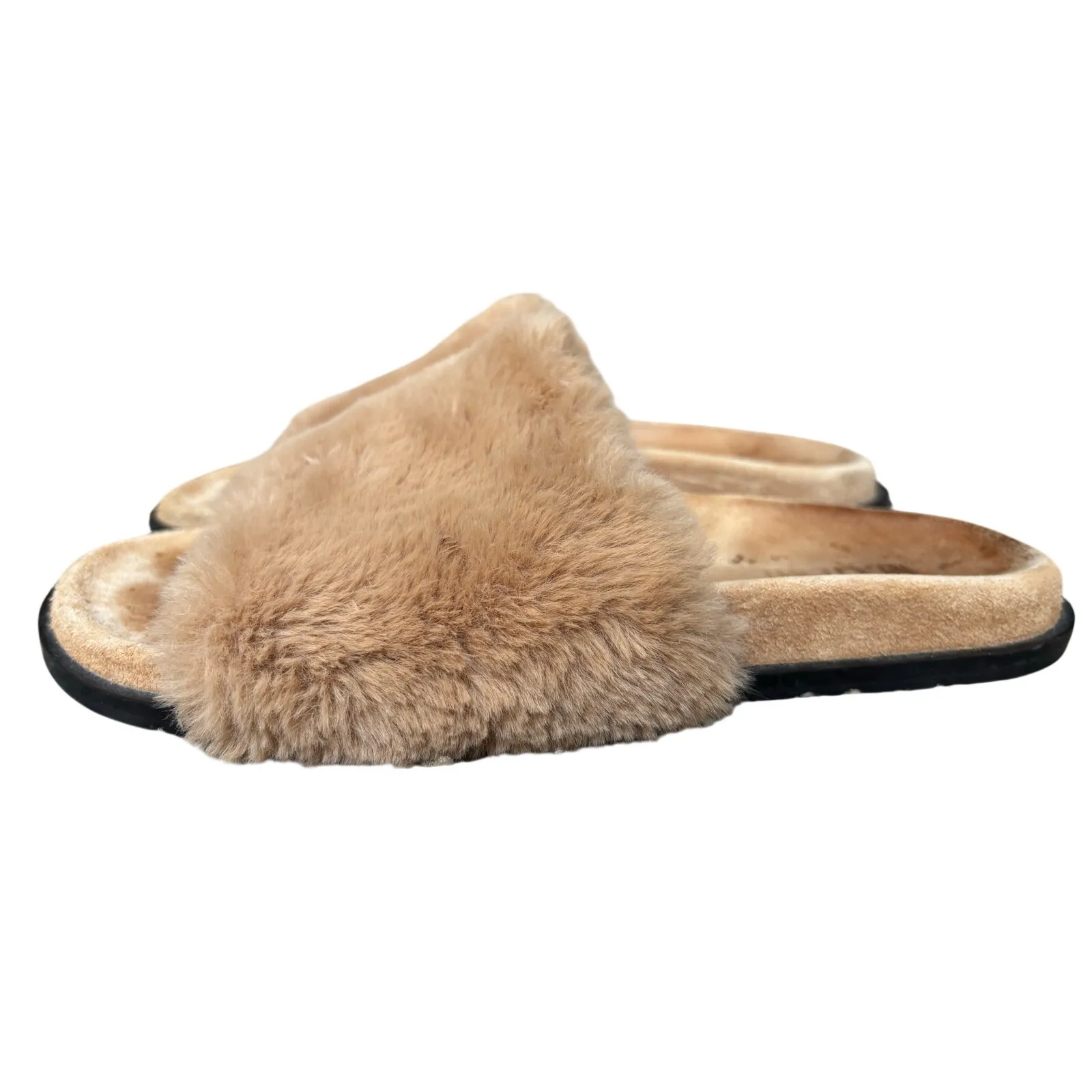 M. Gemi Aurora tan faux fur slip - Image 2