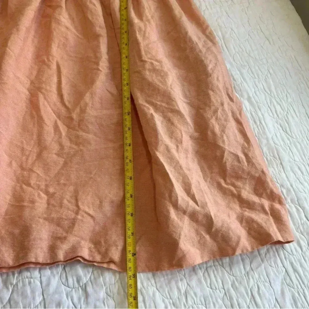 Madewell Linen-Blend Allie Mini Dress size M - Image 11