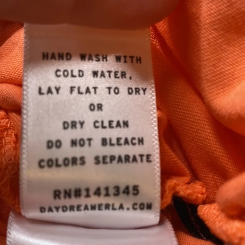 Daydreamer Blondie Sunday Girl Orange Muscle Graphic 3X NWOT - Image 7