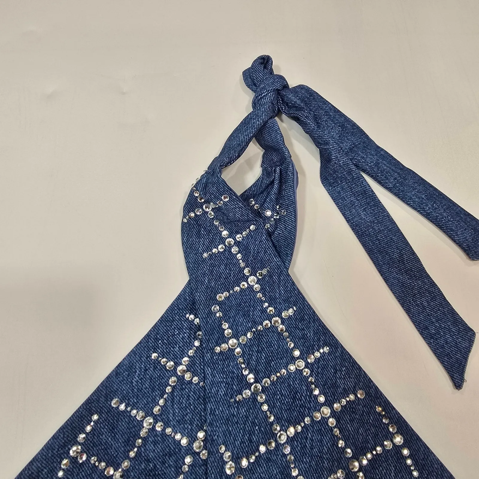 BEACH RIOT x REVOLVE Jessica Bikini Top in Denim Medium - Image 7