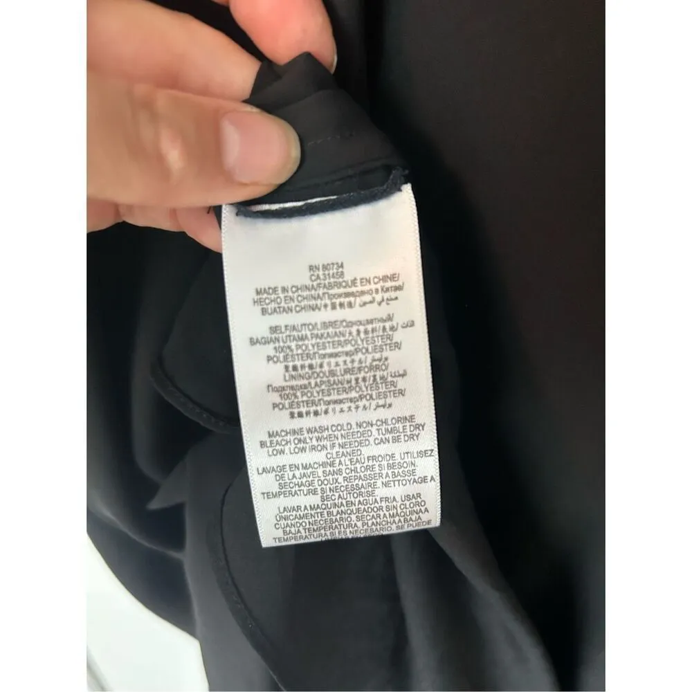 Bcbg large top black sexy open back size large - Image 5