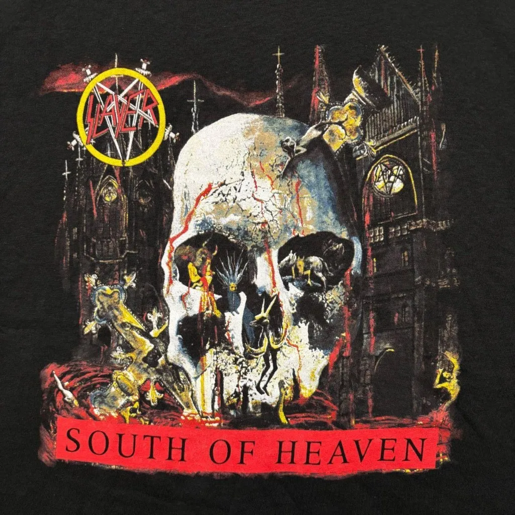 Slayer South of Heaven Album Art Heavy Metal Band T-Shirt XL  - Image 2