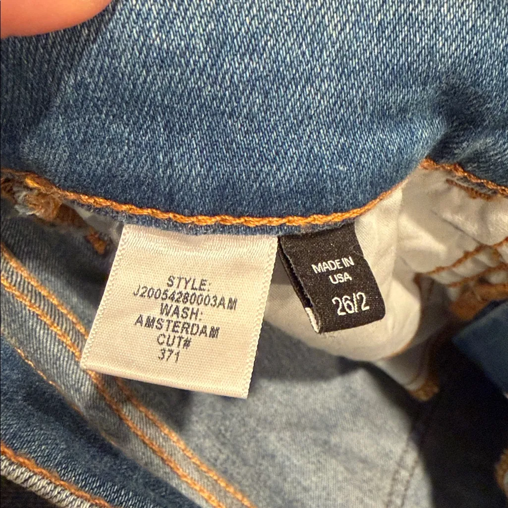 Veronica Beard Carolyn baby boot high rise button fly jeans - Image 8