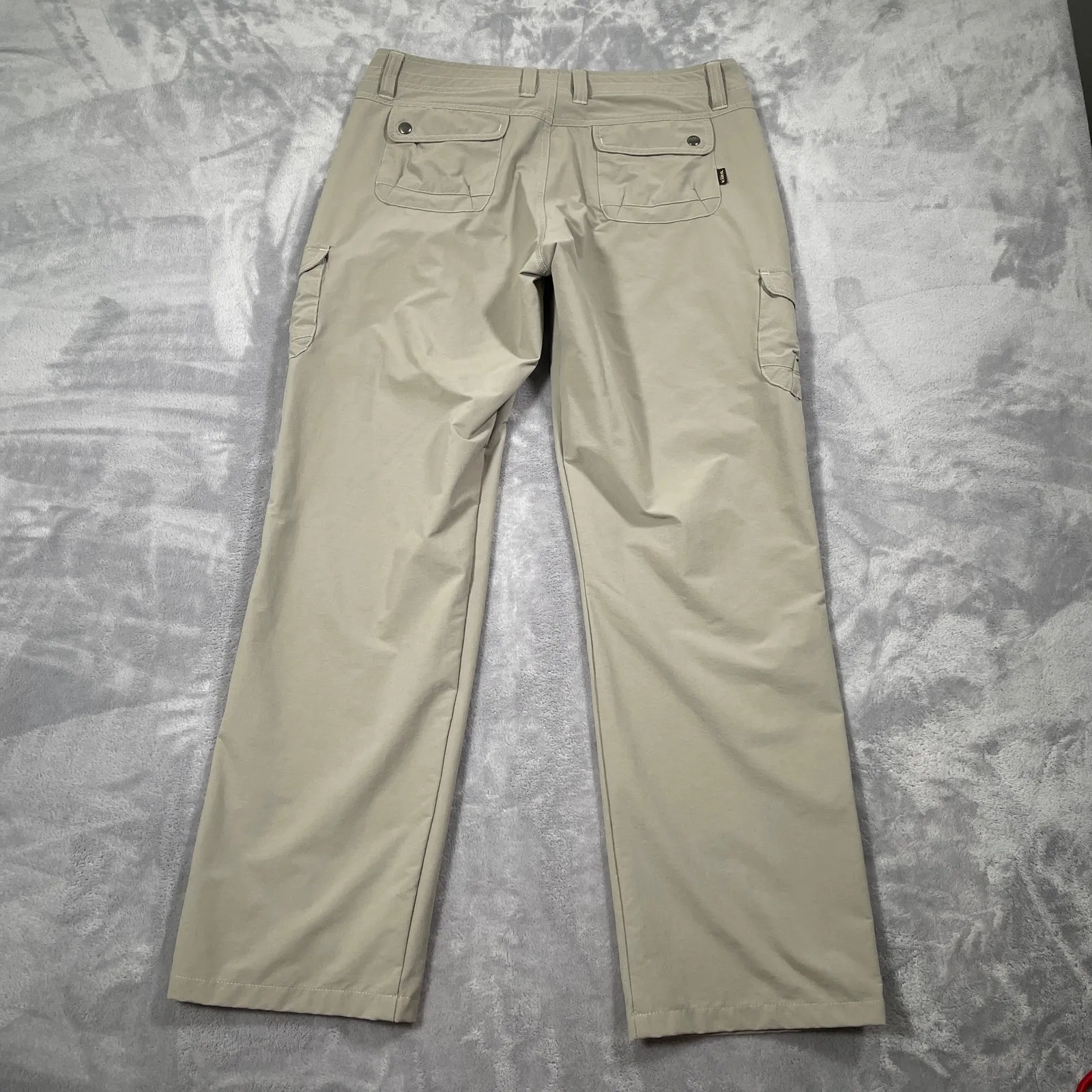 Kuhl Pants 10 Beige Cargo Hiking Outdoor Trekking Stretch Performance Cinch Leg - Image 2