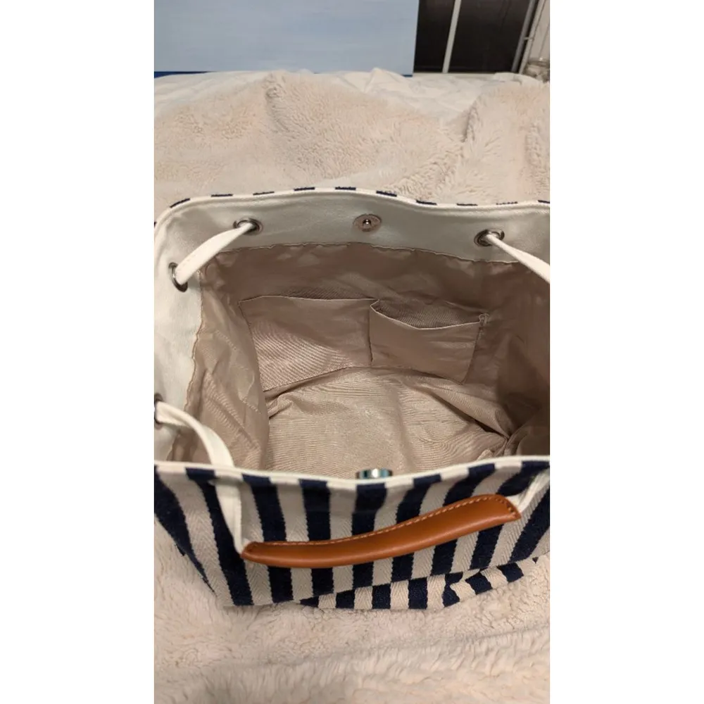 Women's Bydenwely Bag, One Size, Navy and White Blue - Image 4