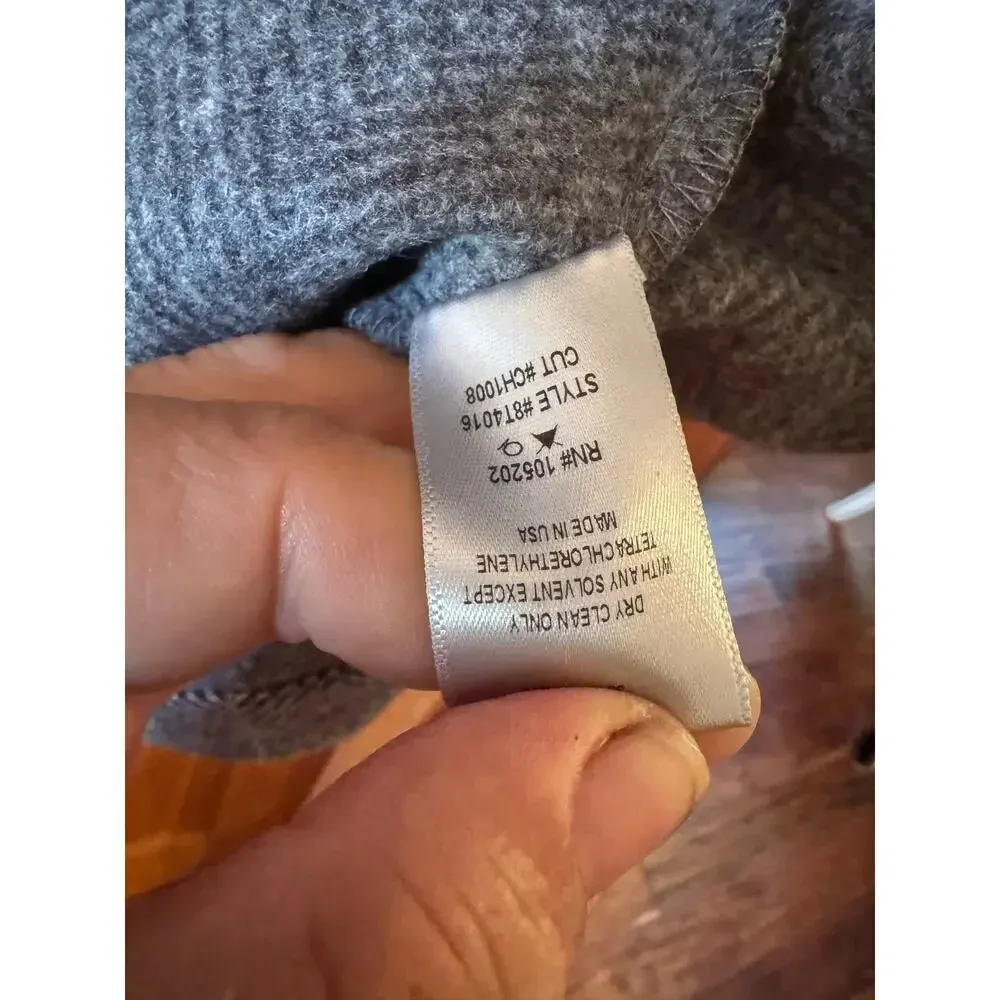 Beau Jours 100% Wool herringbone sleeveless vest/dress M unlined art to wear Black Size M - Image 6