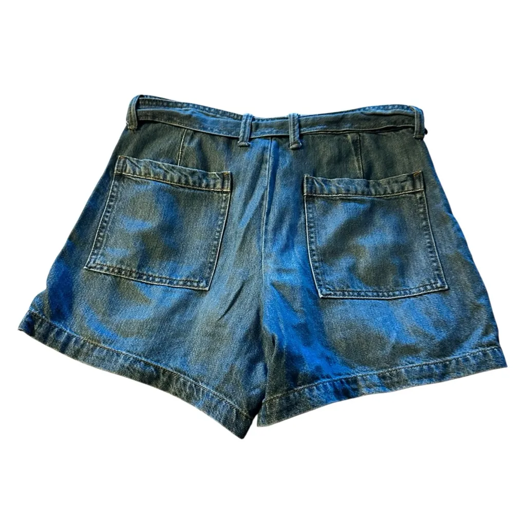 Banana Republic Blue Jean Shorts with Belt - Image 2
