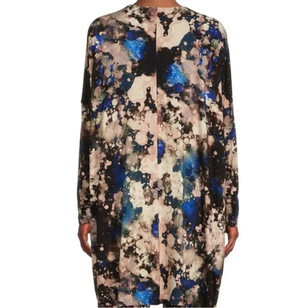 EUC Bryn Walker Damien Galaxy Print Jersey L/S Tunic / Dress Oversized Small - Image 3