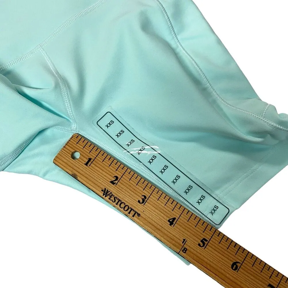 Calia Energize Biker Shorts Women XXS Taffy Blue Pockets 5" Inseam Cycling Short - Image 7