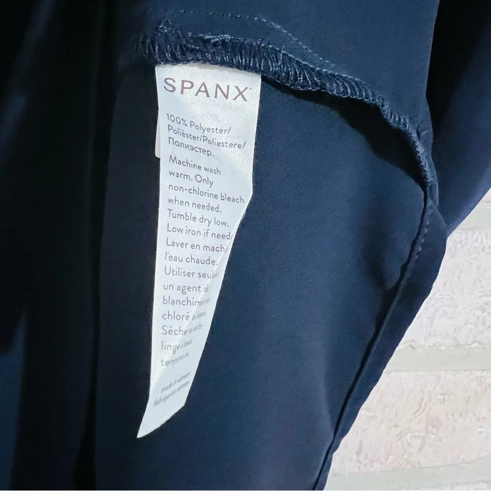 SPANX Perfect Length Chiffon Tank in Navy Size S - Image 6