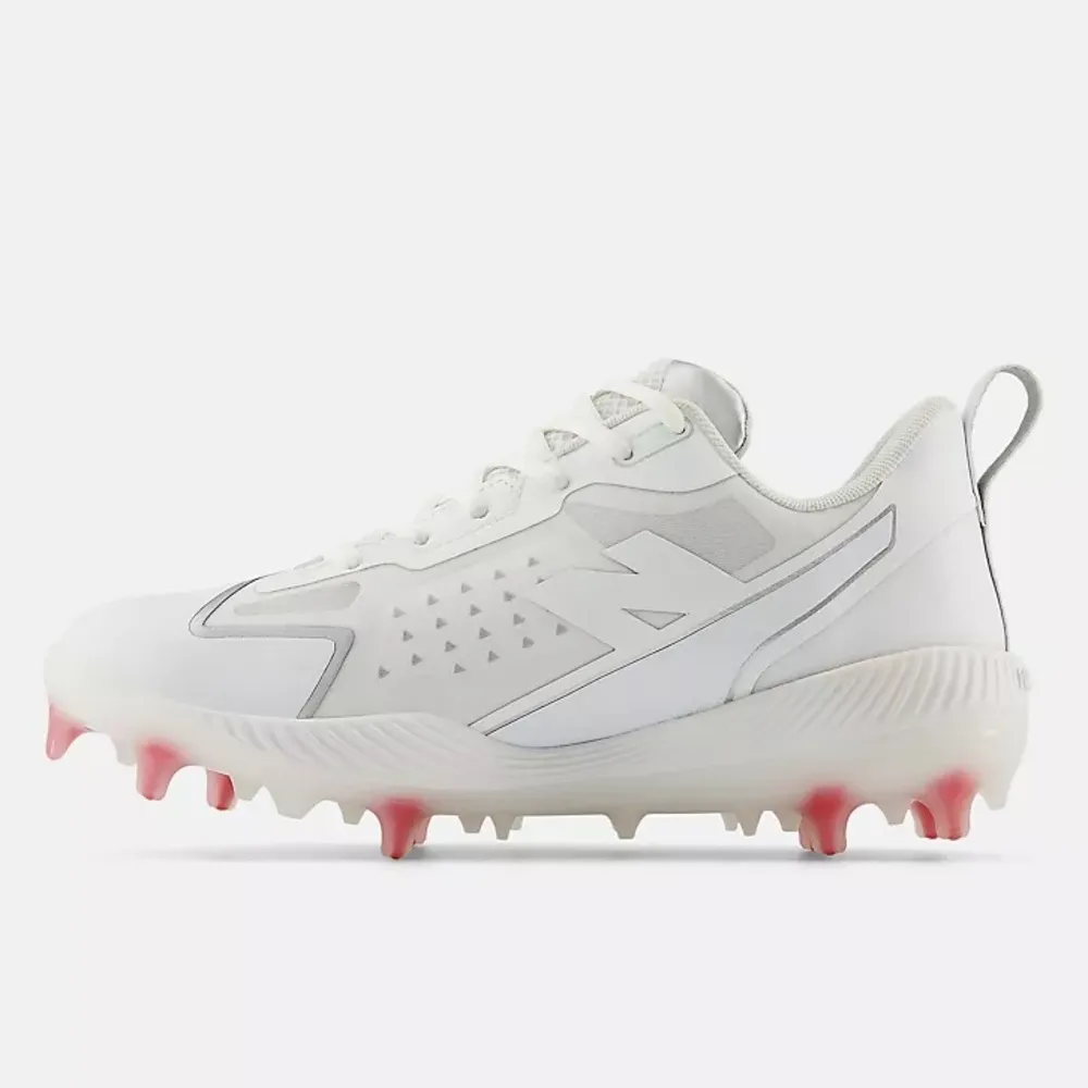 New Balance  White Silver FuelCell Romero Duo Comp Softball‎ Cleats - Image 3