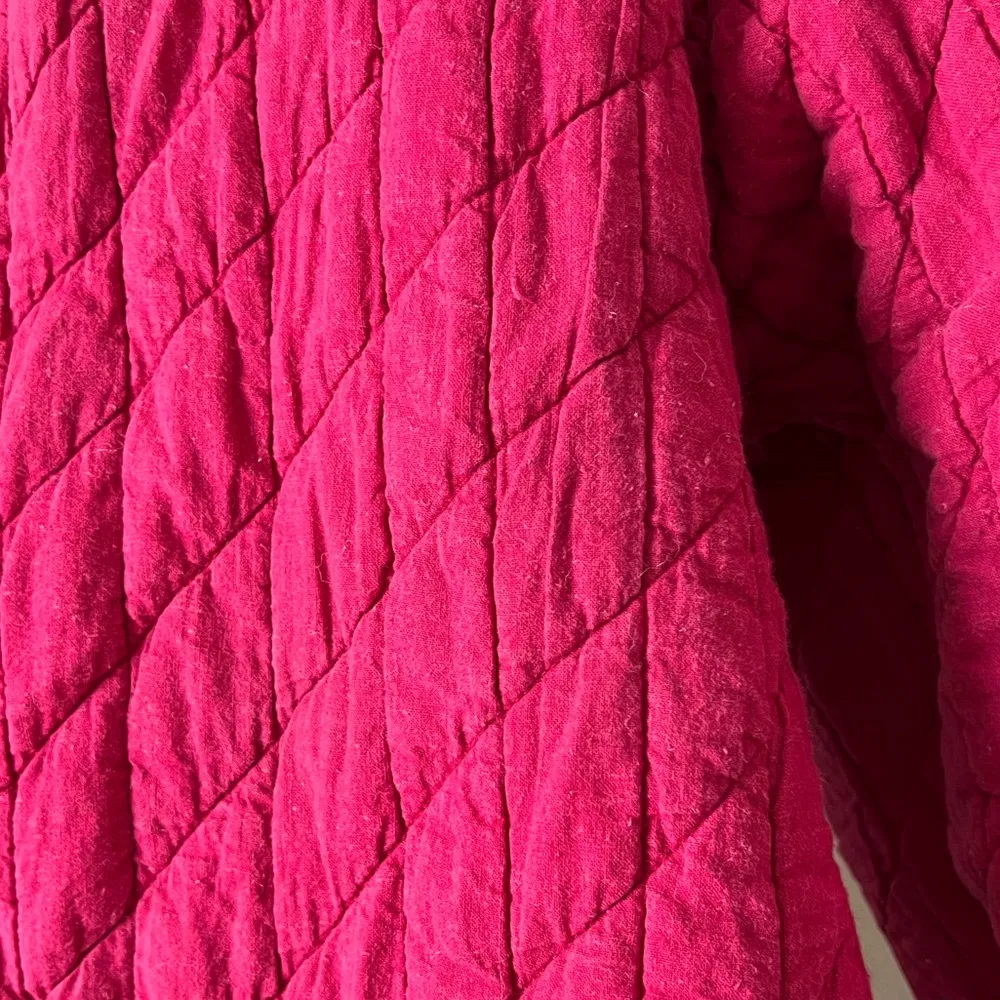 la cera quilted christmas holiday holly jacket reversible xl Red - Image 9