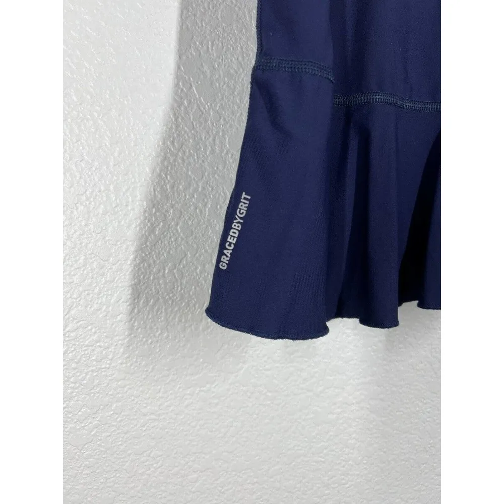 Graced By Grit Navy Tennis Golf Skort Size L - Image 2