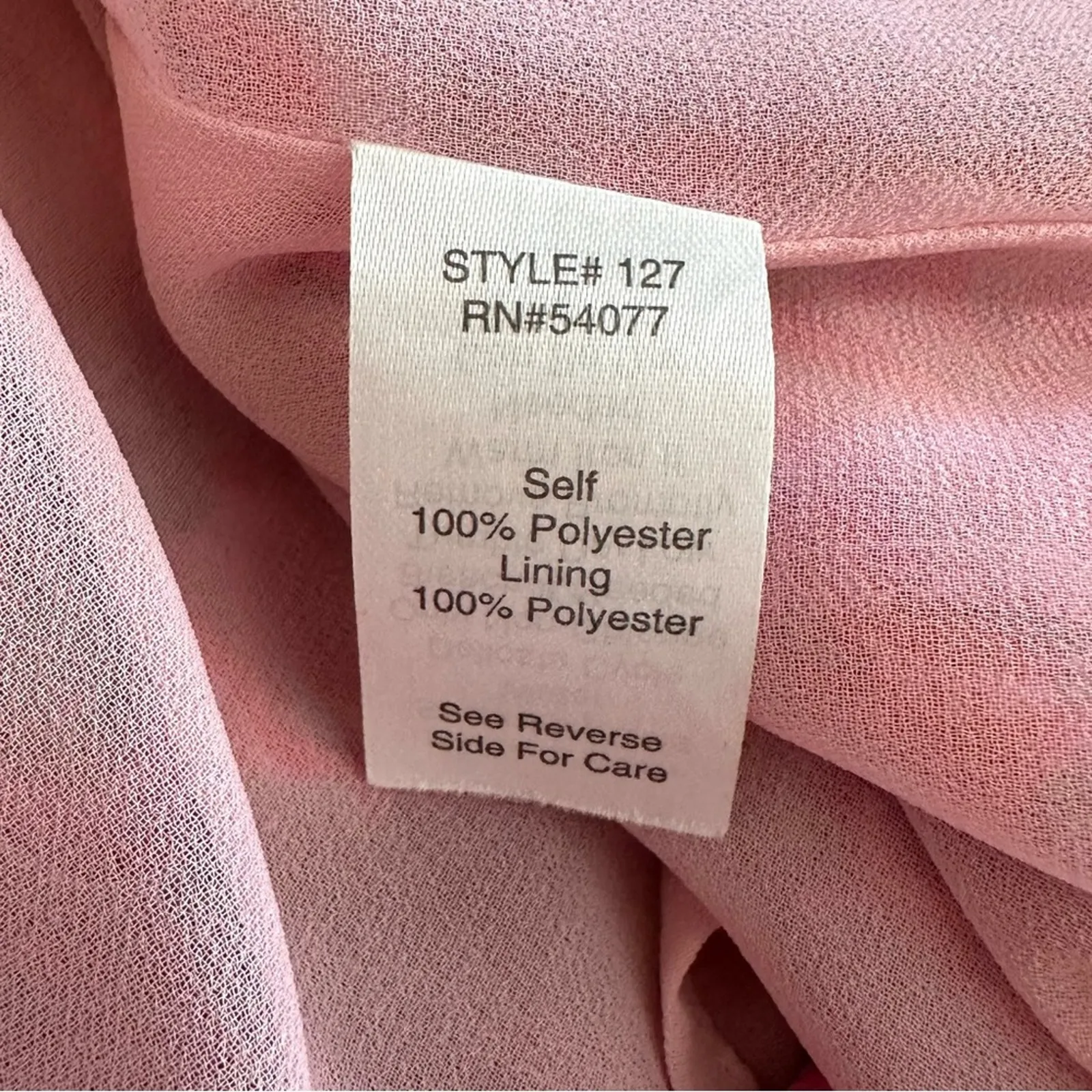 CAbi Blouse Top Jubilee Pink Orange Gray Paisley Scoop Neck Sleeveless Small - Image 11