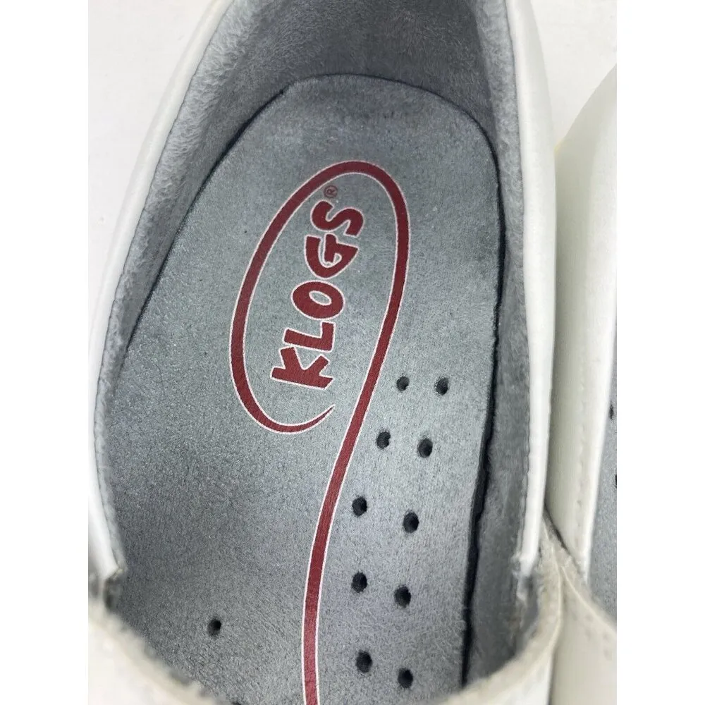 *Klogs Womens Shoes Size 7M White Leather Mary Jane Comfort Nurse Professional - Image 12