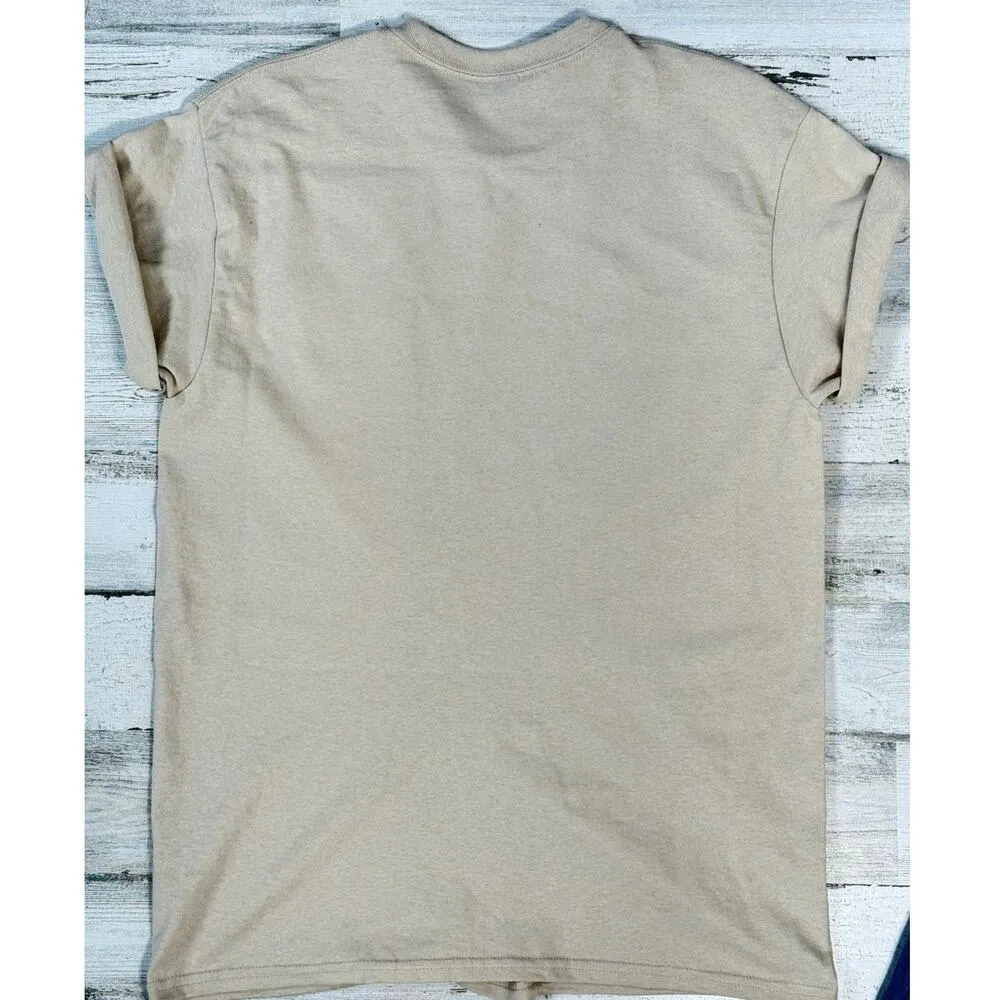 St. Patrick’s Day Coffee Cups Tan X-Large Womens T-Shirt - Image 3