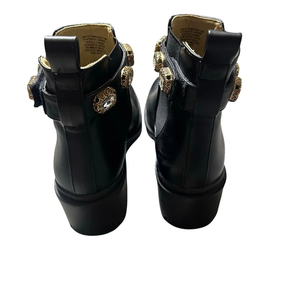 Steve Madden Black Amulet Ankle Booties - Image 6