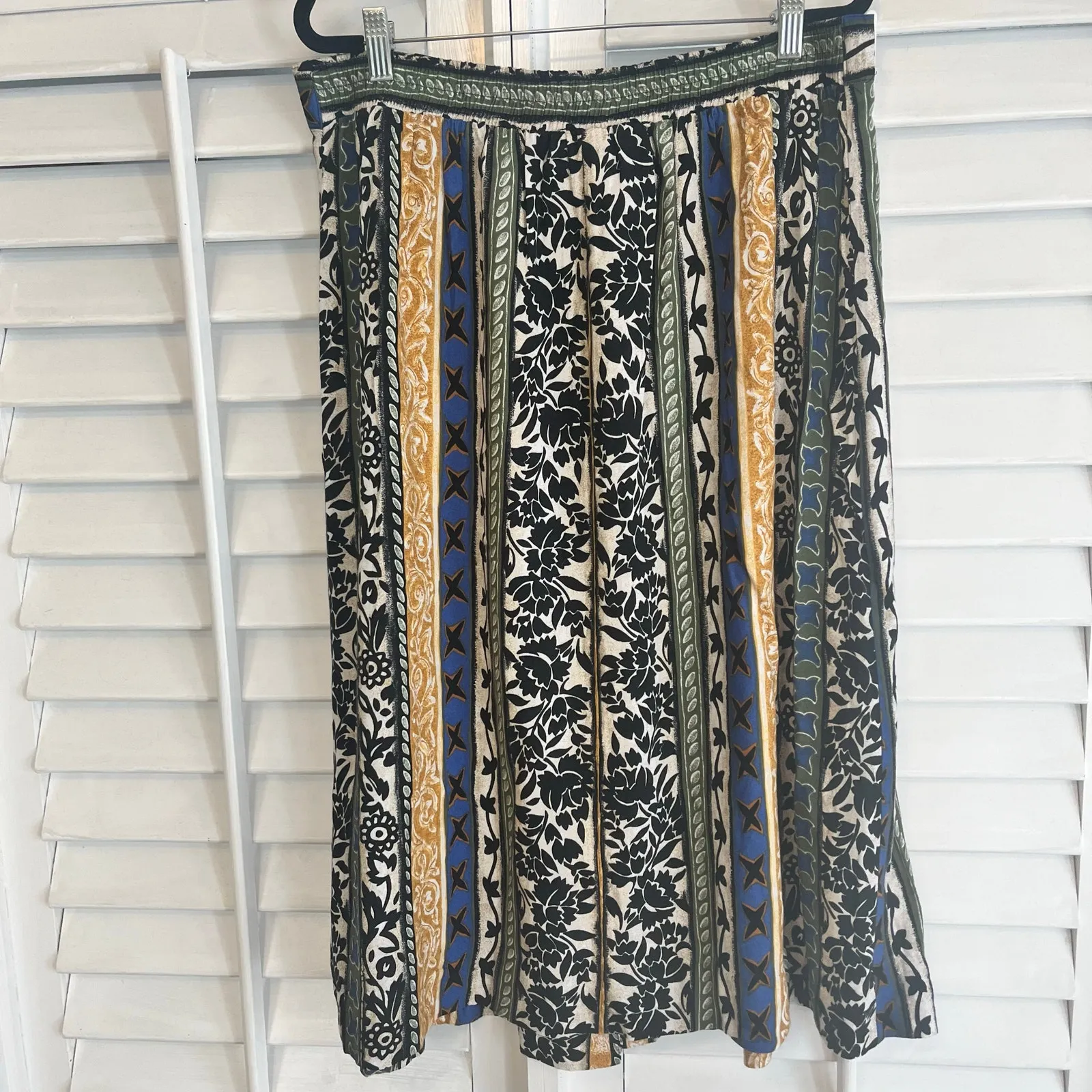 Kathi Lee Button‎ Front Midi Skirt Size 20W - Image 2