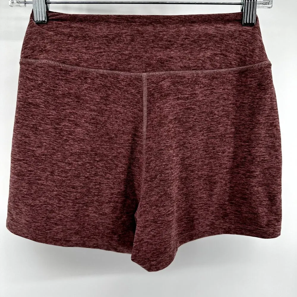 Outdoor Voices CloudKnit 3" Short Pull On Stretch Side Slit Marled Yoga Pink XXS - Image 6