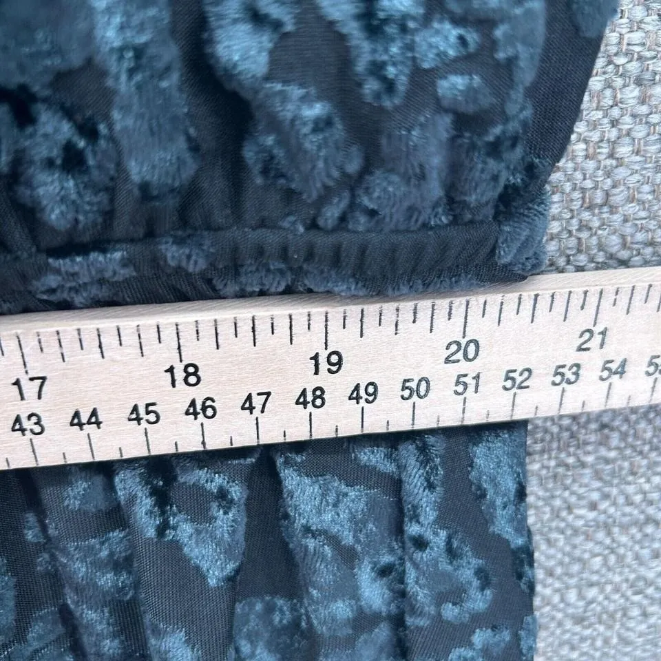 Lane Bryant Velvet Dress 12 Teal - Image 10