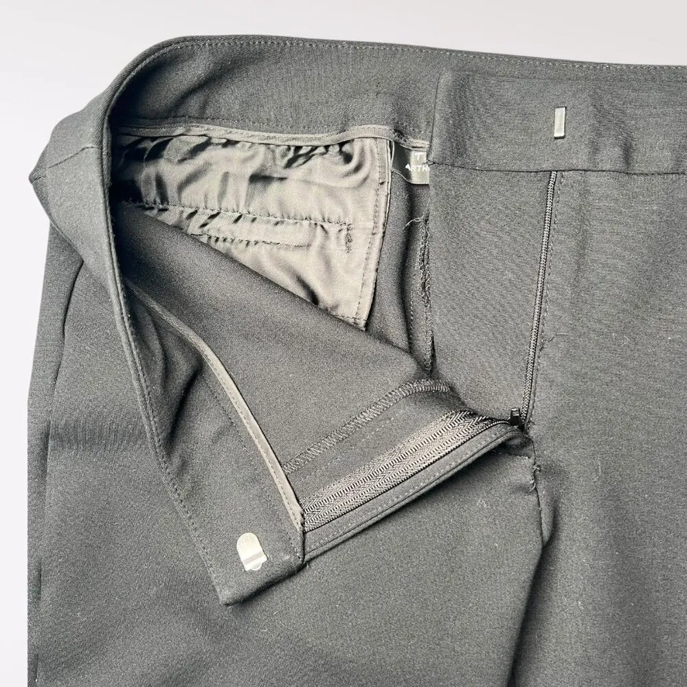 Arthur S. Levine Black Slim Fit Dress Pants Stretch 4 - Image 5