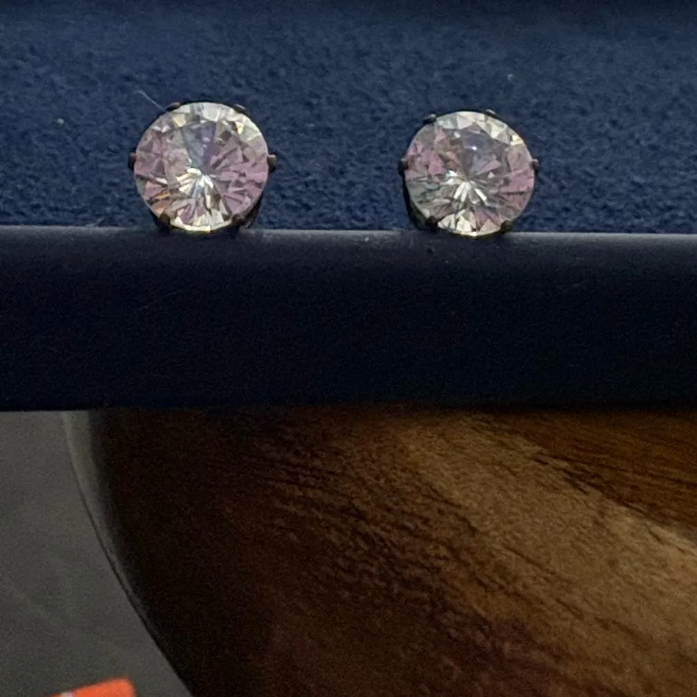 Elegant Crystal Stud Reflecting Elegant Earrings Silver - Image 11