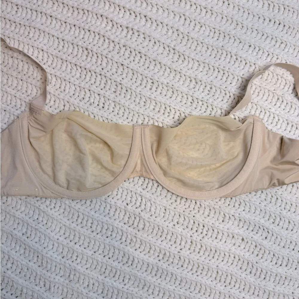 Skims Unlined Balconette Sheer Nude NWOT Underwire Size 36B - Image 6